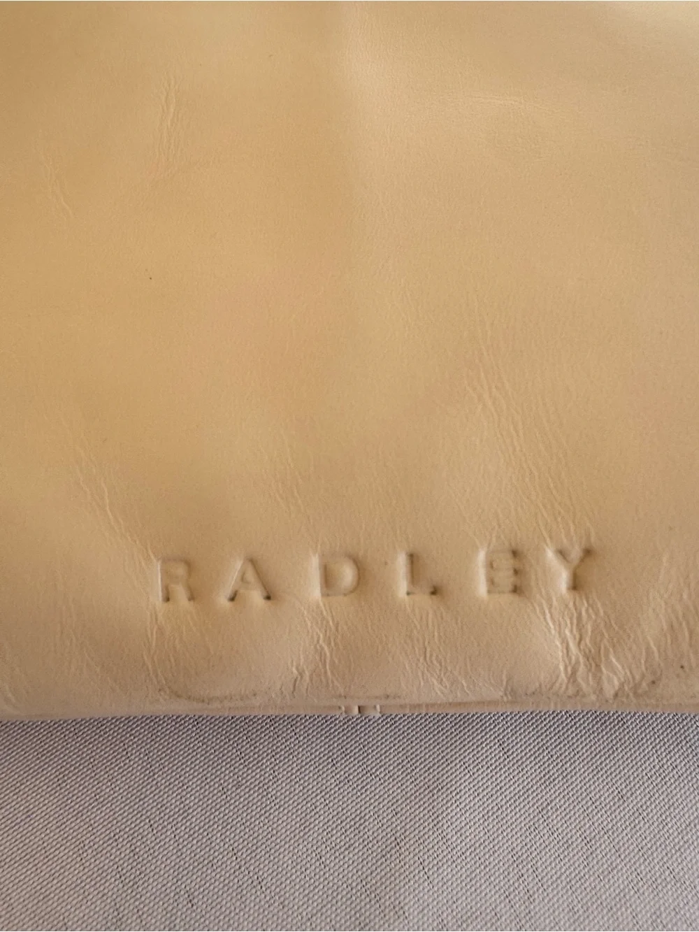 Radley London Iconic Zip-Top Leather Crossbody Pocket Bag in soft pedal pink